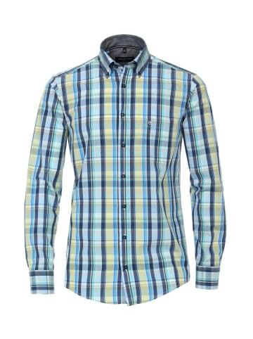 Venti Langarm FreizeitHemd für Herren in blau