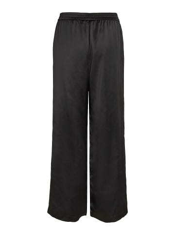 Vila Wide Leg Hose in Black Beauty