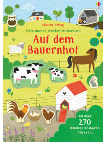 Usborn Papeterie/PBS - Mein Immer-wieder-Stickerbuch: Auf dem Bauernhof