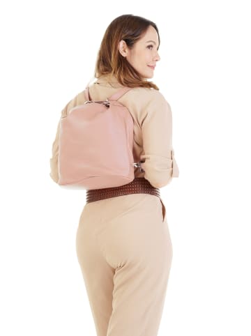 Samantha Look Shopper echt Leder in rosa