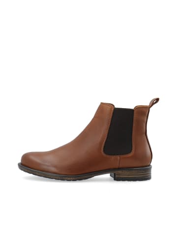 Bianco Chelsea Boots in Cognac