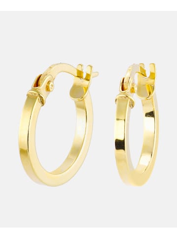Vanlere Creolen aus 375 Gelbgold