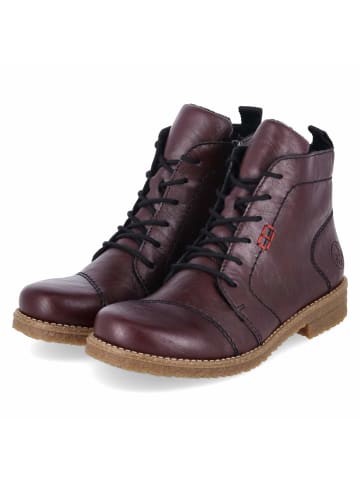 rieker Schnürstiefel in rot