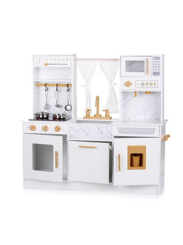 Chipolino Kinderküche 94 cm Holz Sound in weiß