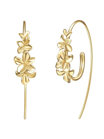 Glanzstücke München Ohrhänger Blüte Sterling Silber in gelbgold