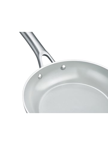 Berndes 2-teiliges Set Bratpfanne 24+28 cm, Aluminium, recycelt - b.free in grau