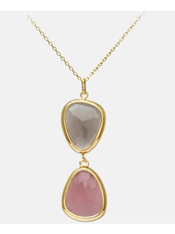 Diamant L'éternel Halskette aus 375 Gelbgold
