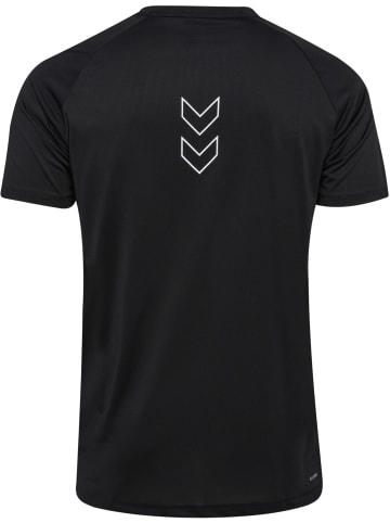 Hummel Hummel T-Shirt Hmlcourt Paddeltennis Herren Atmungsaktiv Leichte Design Schnelltrocknend in BLACK