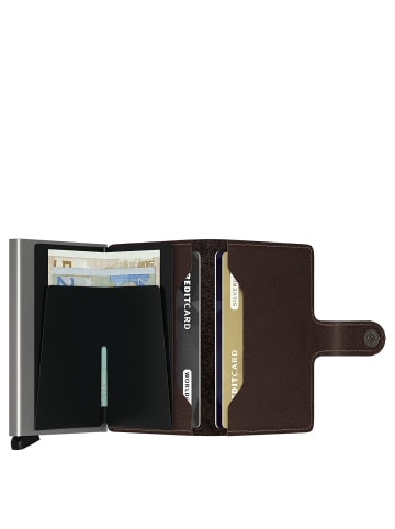 Secrid Original Miniwallet - Geldbörse RFID 6.5 cm in dark brown