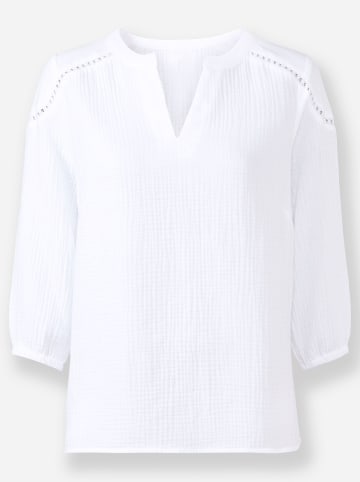 WITT WEIDEN Baumwollbluse in ecru