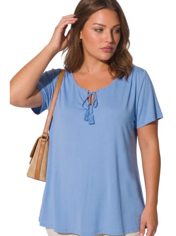 Shape Of You Blouse in Blau