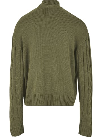 Urban Classics Crew Neck Jumper in tiniolive