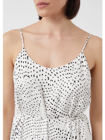 comma Kleid lang in Weiß