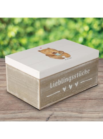 Mr. & Mrs. Panda Box Bär Baby ohne Spruch in Weiß