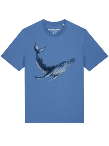wat? Apparel T-Shirt Wal in Bright Blue