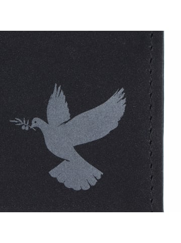 oxmox New Cryptan Geldbörse RFID Schutz 12 cm in schwarz-freedom pigeon grey