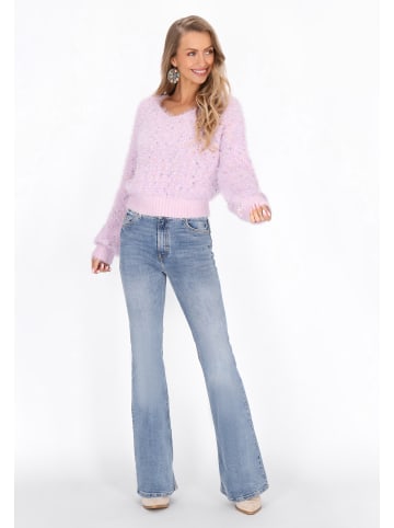 IZIA Women Sweater in lavender