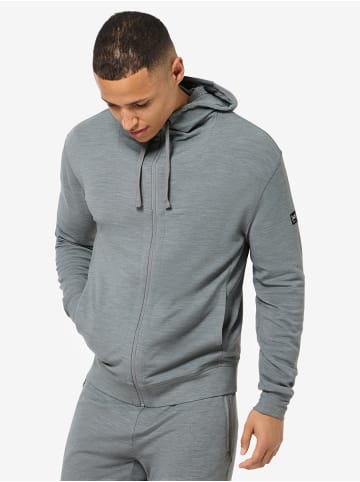 super.natural Merino Hoodie M EVERYDAY HOODIE in grau