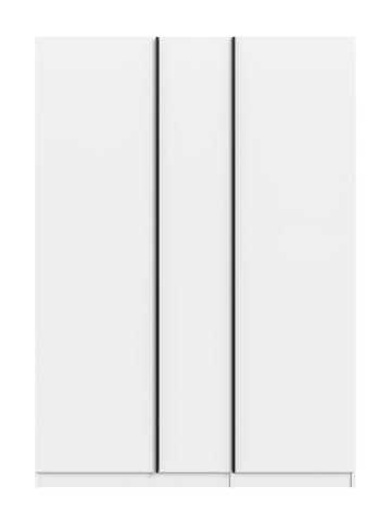 ebuy24 Kleiderschrank Oakland Weiß 130 x 53 cm