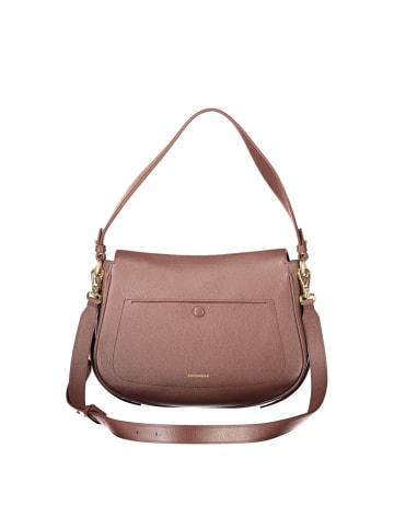COCCINELLE Braun Damen mit Removable Strap und Compartments Tasche aus Leder