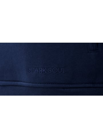 Stark Soul® Sweatjacke in marineblau