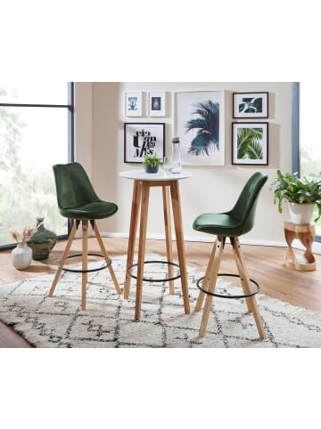 FineBuy Bartisch in Weiß / MDF / 60x60x110