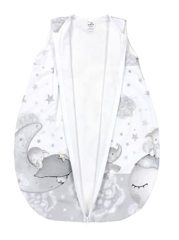 TupTam Baby Sommer Schlafsack Ärmellos Unwattiert in hellgrau