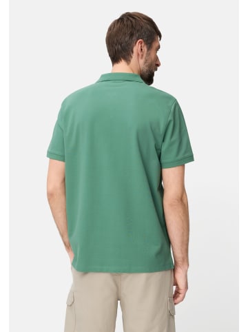 Camel Active Poloshirt mit Kontrastdetails in Lagunengrün