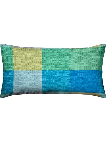 Erwin Müller Seersucker Kissenbezug in blau-grün