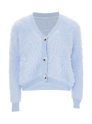 Swirly Damen Strickjacke in Blau