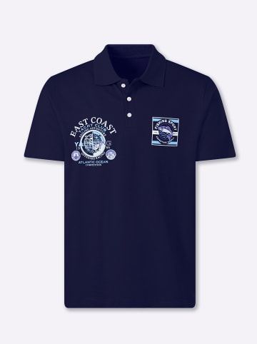 WITT WEIDEN Kurzarm-Poloshirt in marine