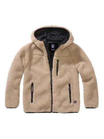 Brandit Fleece Jacket in camel