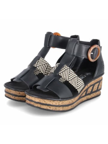 rieker Sandalette in schwarz