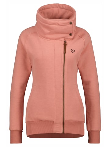 alife and kickin Sweatjacke MerteAK A in mahagonium melange