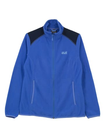 Jack Wolfskin Jacke Flex Fleece in Blau