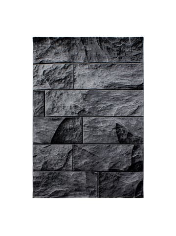 KADIMA DESIGN Teppich Handwäsche Kurzflor Steine Polypropylen Wohnzimmer