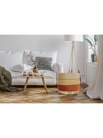 Kayoom Hocker Matilda in orange - multi