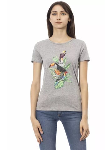 Trussardi Action Schwarz Grau Baumwolle Damen T-Shirt