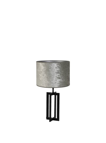 Light & Living Tischleuchte Mace/Chelsea - Schwarz/Silber - Ø30x56cm