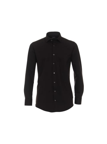 CASAMODA Langarm FreizeitHemd für Herren in schwarz