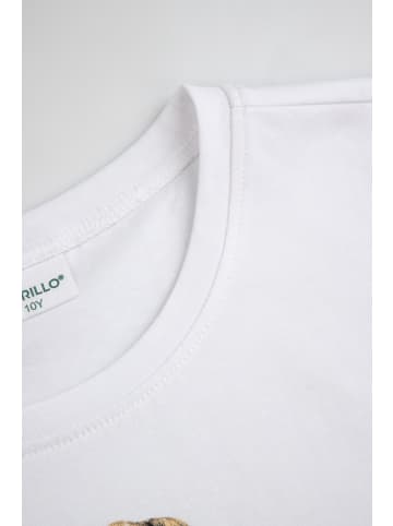 Coccodrillo T-Shirt mit kurzen Ärmeln in weiß