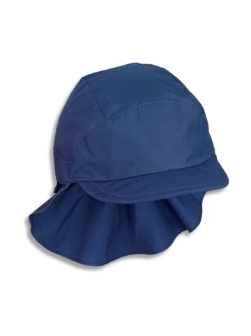 Sterntaler Schirmmütze mit Nackenschutz Basic in helles blau