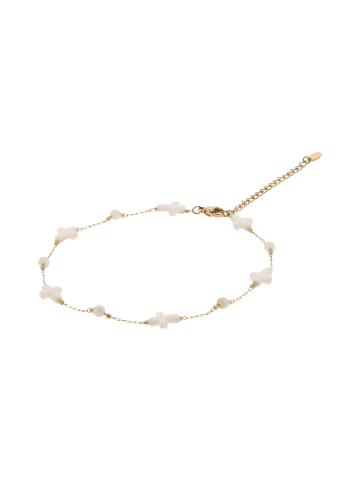 myMo ROCKS Women Chain Bracelet in Gold White