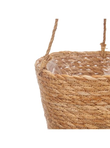 GIFTDECOR Hängender Blumentopf in braun