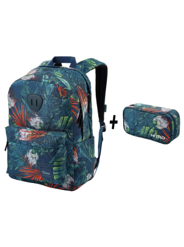 Nitro Rucksack Set Urban Plus in TROPICAL