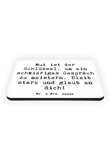 Mr. & Mrs. Panda magnet Spruch Ein schwieriges Gespräch führen m... in Weiß