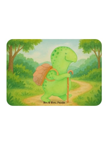 Mr. & Mrs. Panda Magnet mit Spruch Schildkröte Wanderer Design o... in Weiß