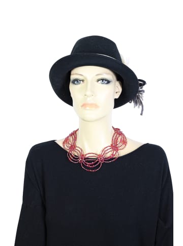 collezione alessandro Kurze Kette " Pearl " in rot