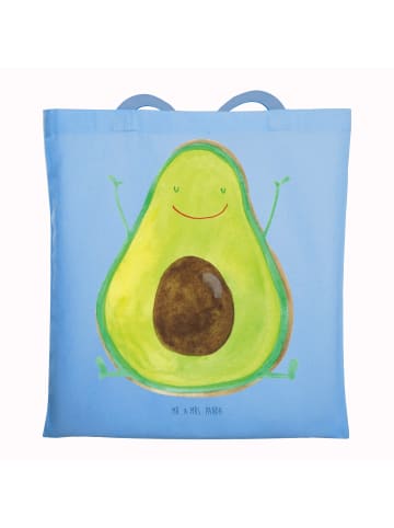 Mr. & Mrs. Panda Schultasche Avocado Glücklich ohne Spruch in Sky Blue