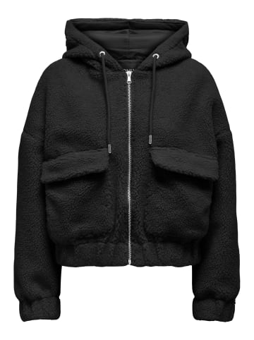 ONLY Teddyfell Jacke in Black
